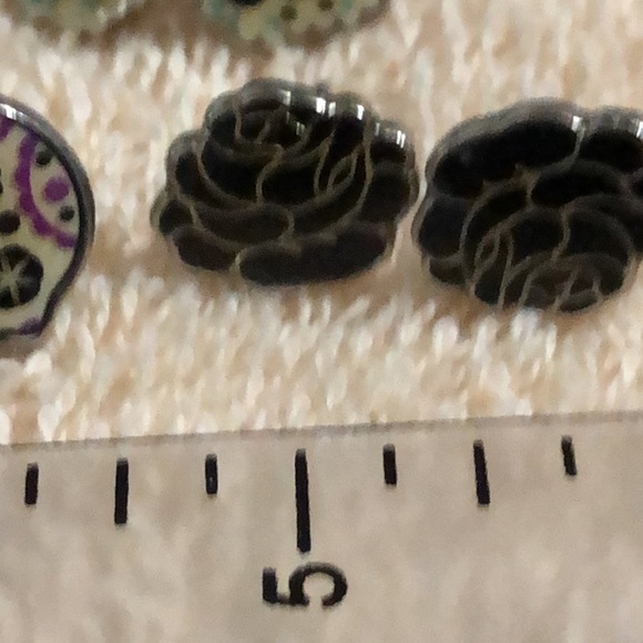 Sugar Skull Earrings Lot - Picture 7 of 8